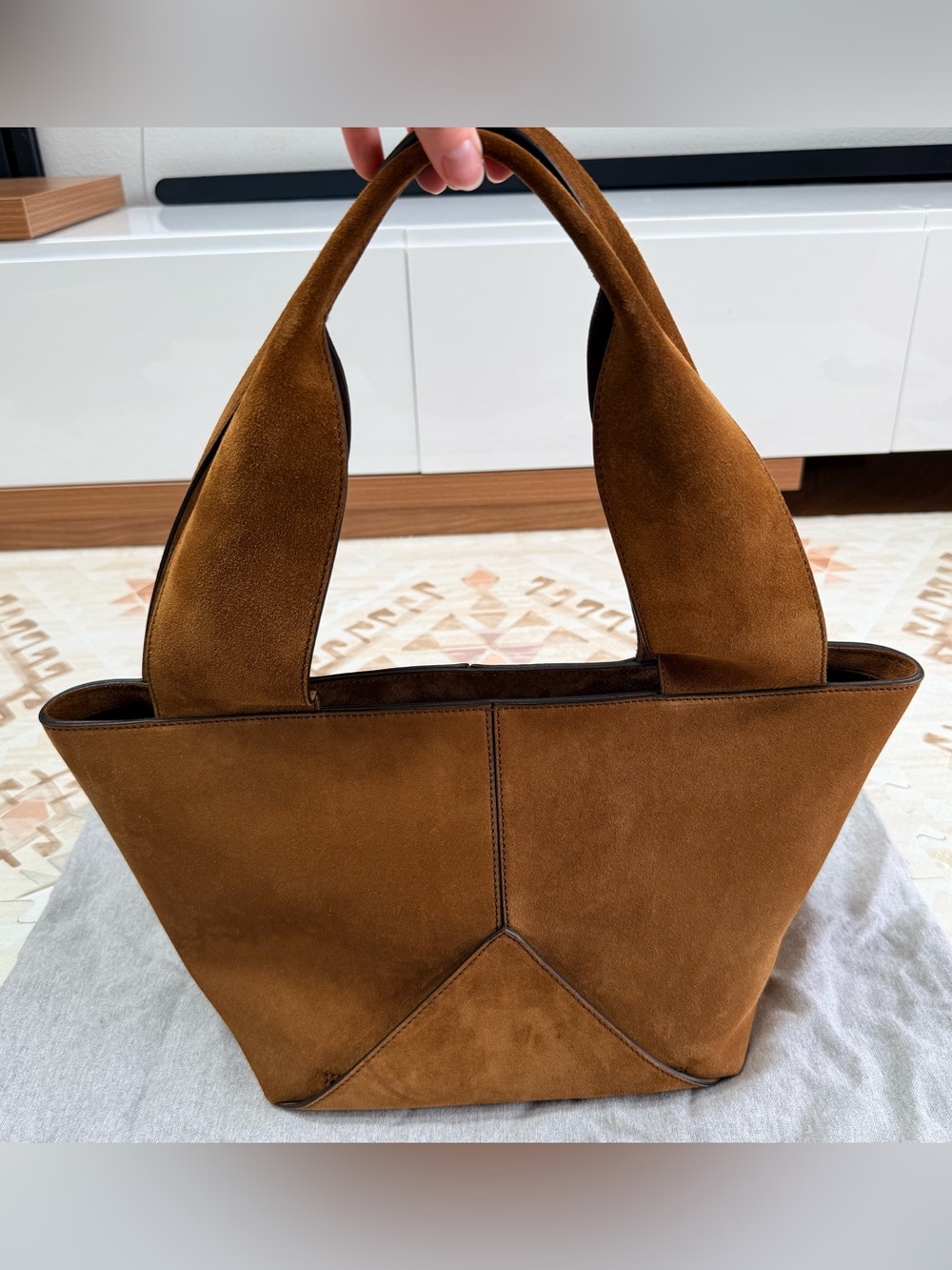 METIER Market Tote Small in Marrakech Suede